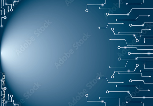 Abstract technology lines art background and space