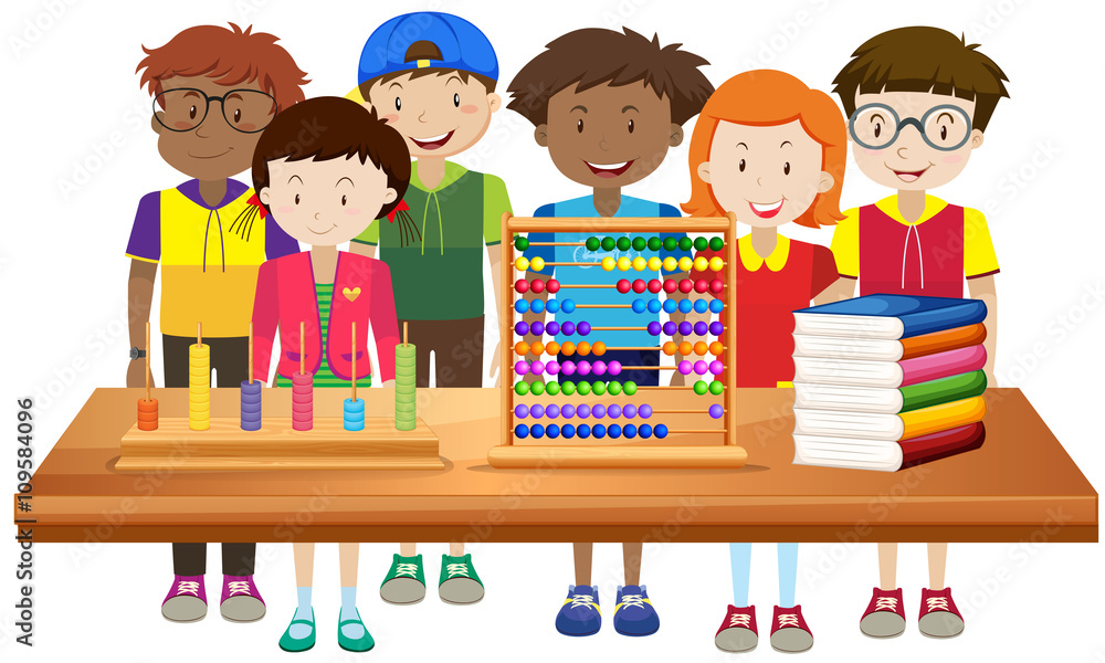 Children learning at school Children learning at school