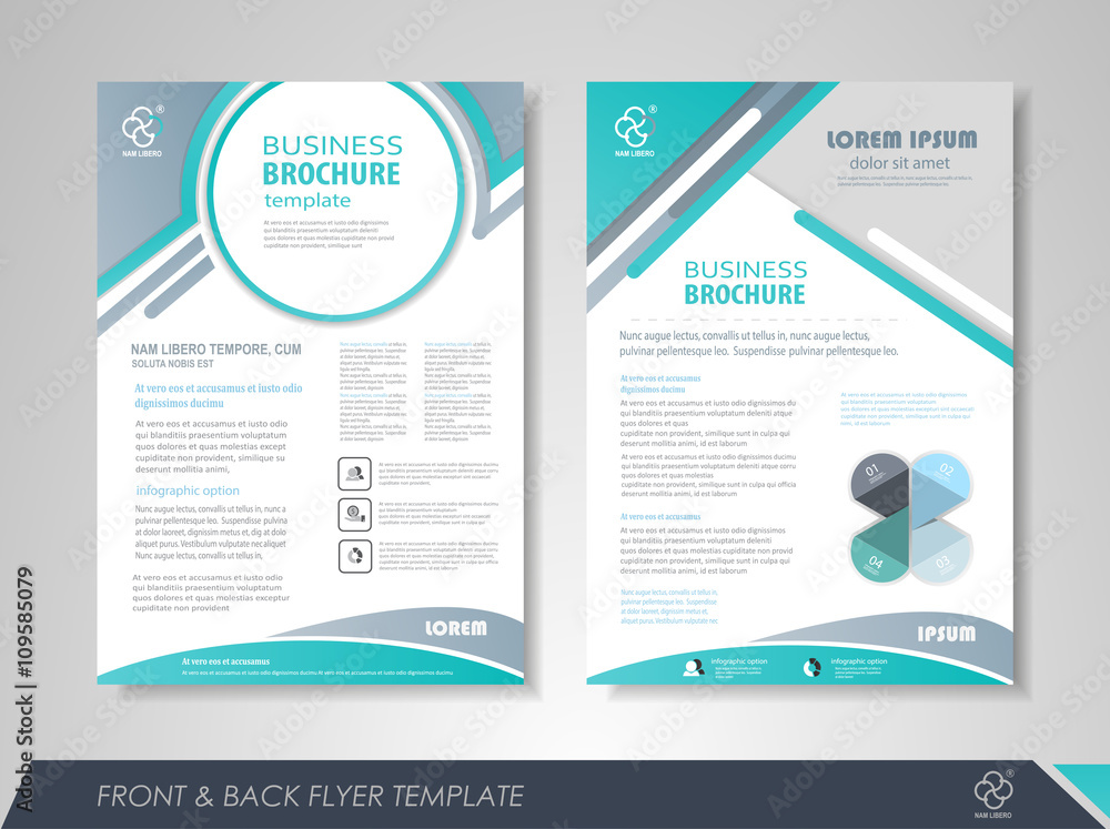 Flyer presentation template Flyer presentation template