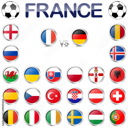 France soccer game national teams