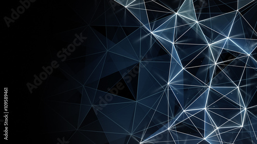 glowing blue network backgr...