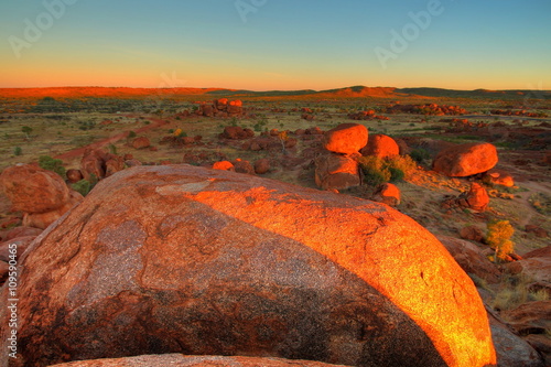 Devils Marbles, Australian outback photo