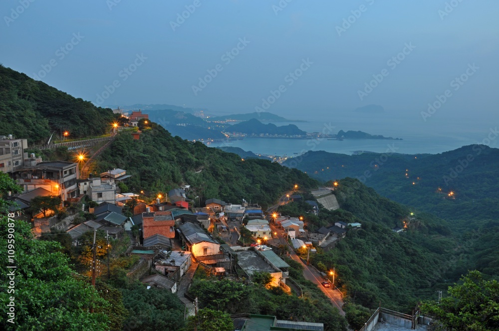 Fototapeta premium 九份夜景