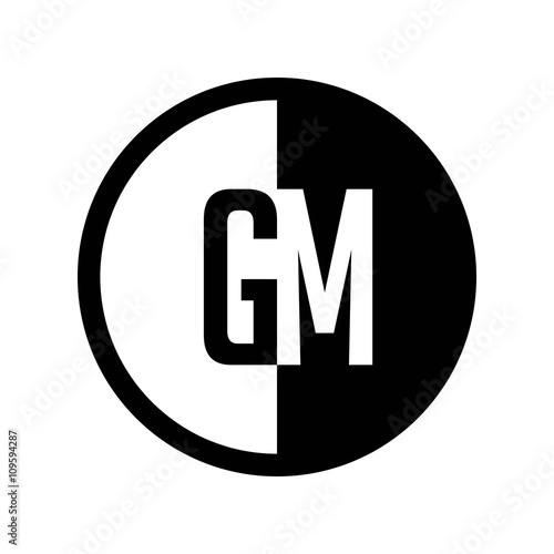 INITIAL CIRCLE HALF LOGO GM