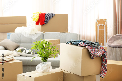 Packed household goods for ...