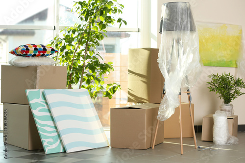 Packed household goods for ...