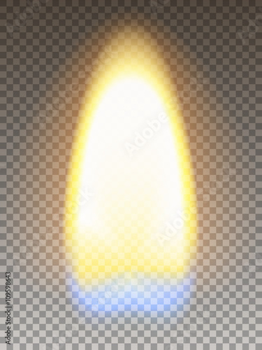 Realistic fire flame
