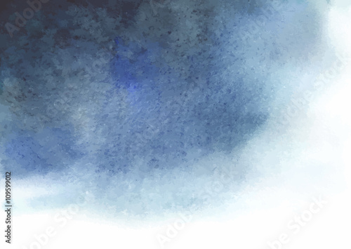 Watercolor blue gray abstract background