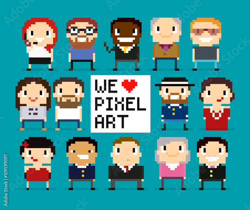 Pixel Characters
