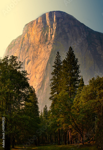 El Capitan at Sunset in Yosemite National Park