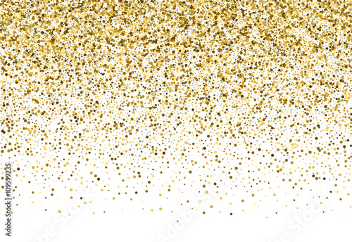 Vector background with gold glitter.