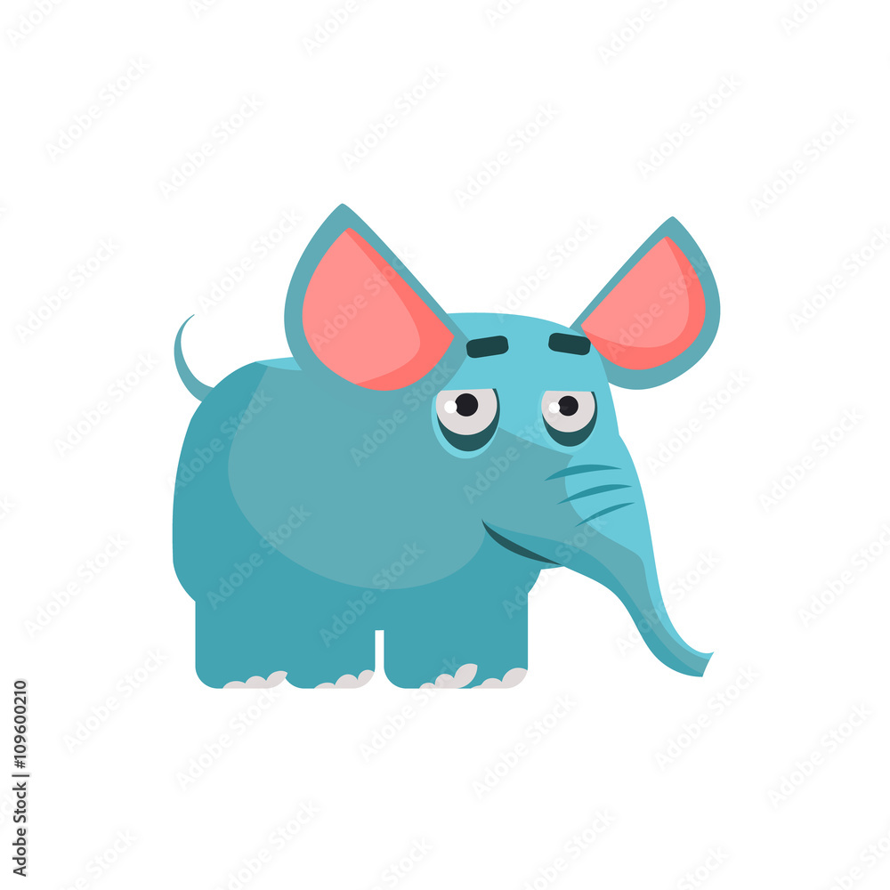 Elephant Funny Illustration