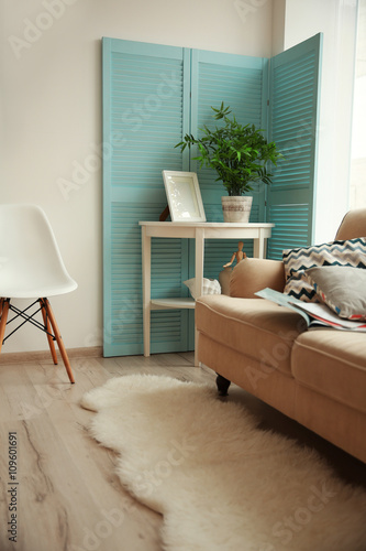 Modern room design interior