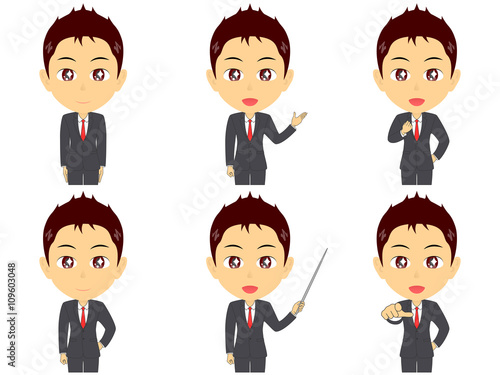 スーツの男性 セット