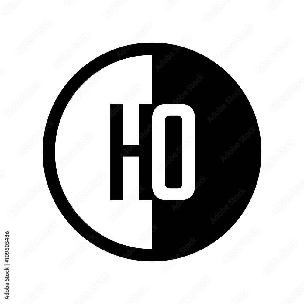 INITIAL CIRCLE HALF LOGO