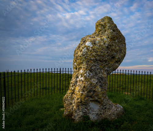 Rollright stones ancient monument in Oxfordshire photo