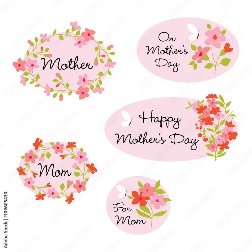 Obraz premium mothers day clipart