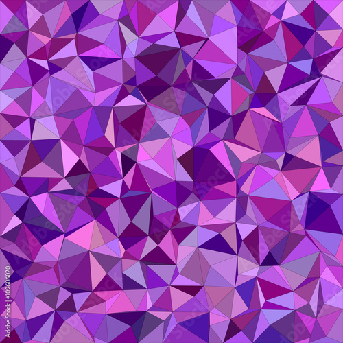 Purple irregular triangle mosaic background