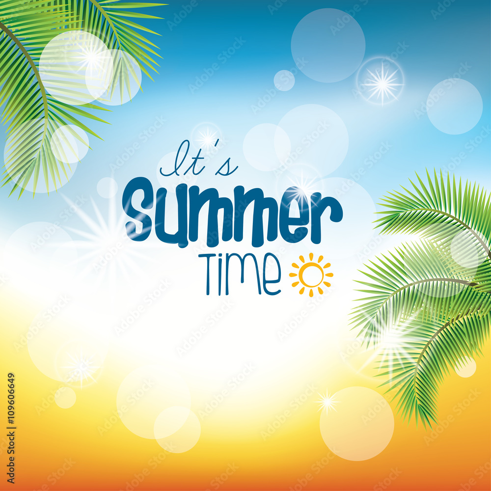 Naklejka premium Summer Background