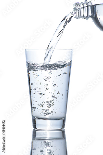 Frash glass of water