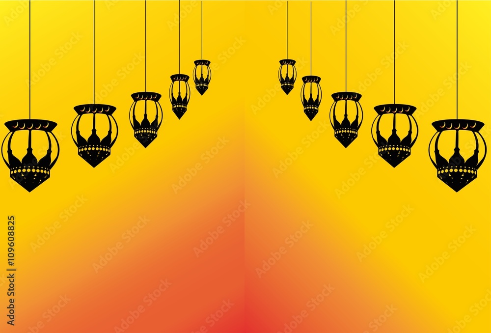 Ramadan Kareem Poster Design Stock Vector | Adobe Stock