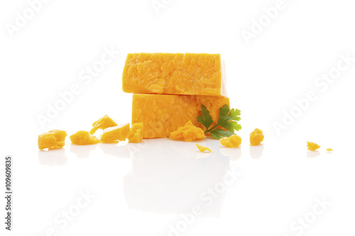 Delicious cheddar cheese.