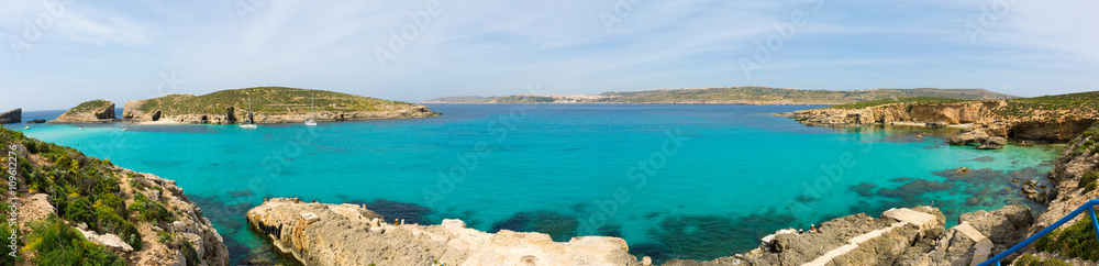 Blue lagoon in Malta