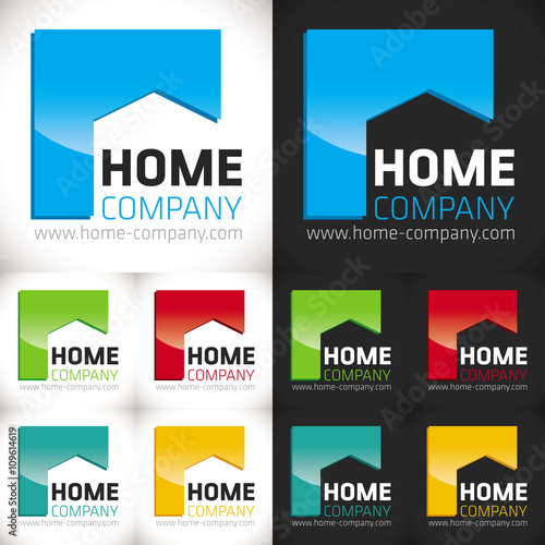 logo architecture maison appartement construction