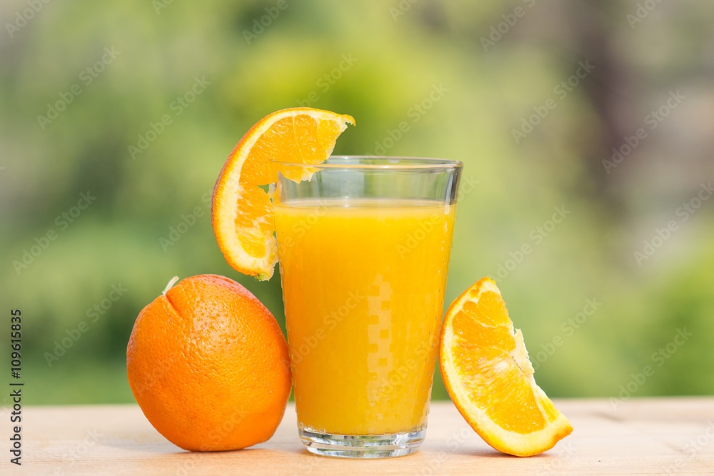 Naklejka premium Orange breakfest