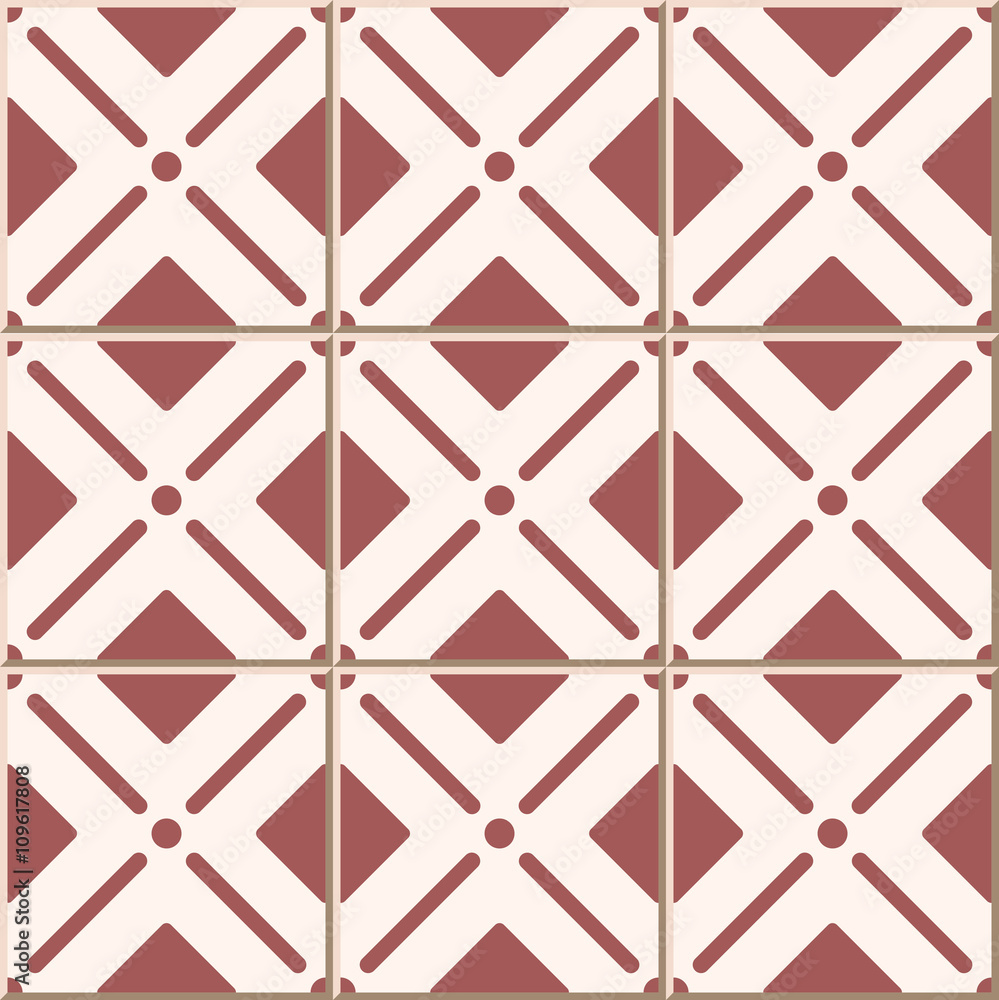 Ceramic tile pattern 333 round corner square check cross line Ceramic tile pattern 333 round corner square check cross line