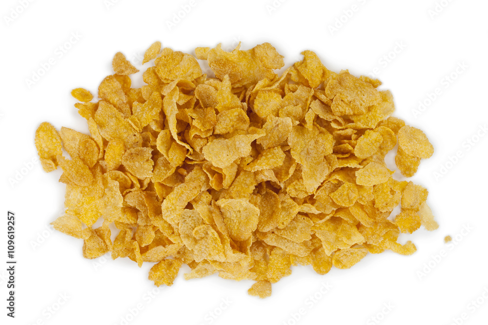 dried yellow cornflakes dried yellow cornflakes