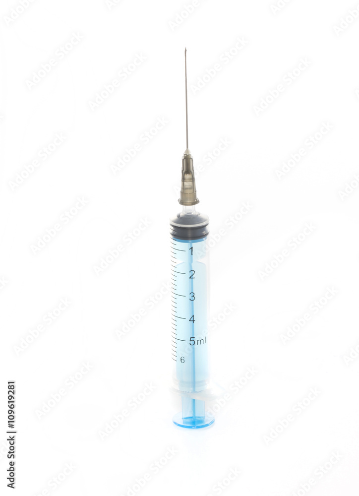 syringe isolated syringe isolated