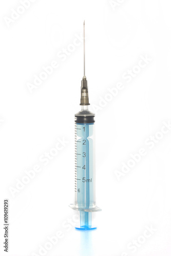 syringe isolated