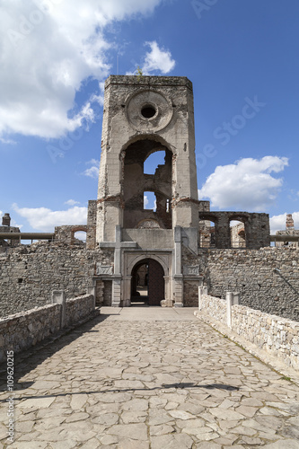 The ruins of a 17th century giant castle, Krzyztopor, Poland photo