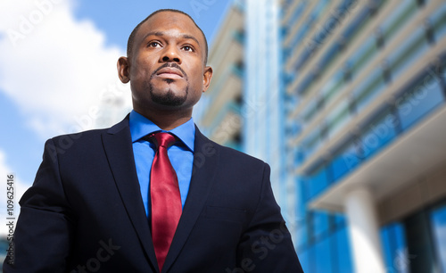 Black male manager portrait
