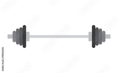 Barbell icon new. 