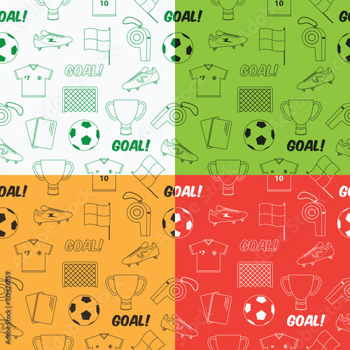 football pattern seamless