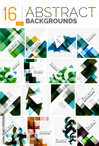 Collection of abstract backgrounds