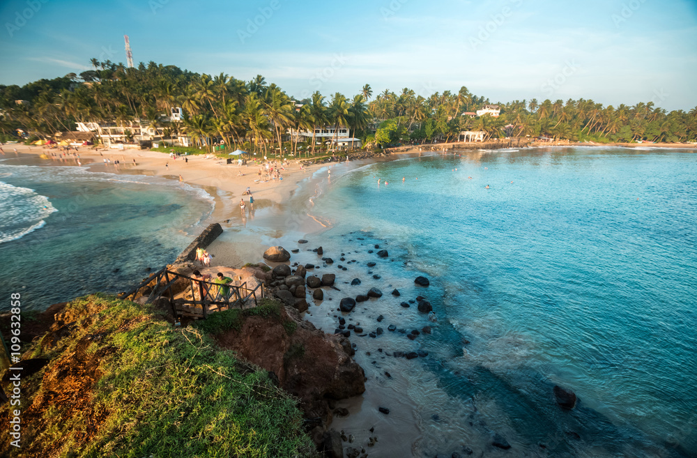 Fototapeta premium Two coves and beach