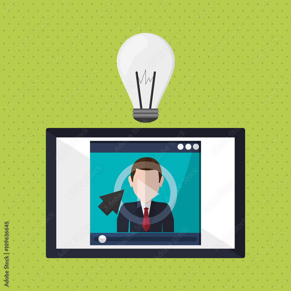 Business concept. Technology icon. communication concept Business concept. Technology icon. communication concept