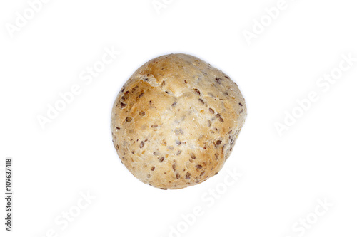 round baked bread