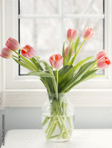 Tulips in a vase © bubblegirlphoto