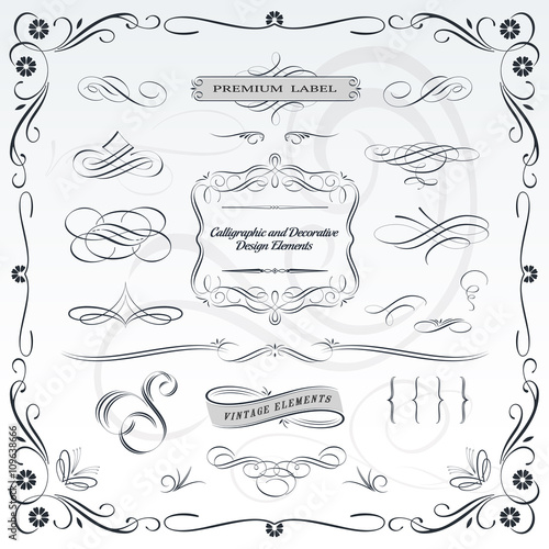 Calligraphic and Decorative Deisgn Patterns