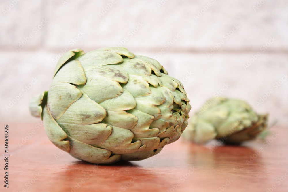 Fototapeta premium fresh Ripe Organic Artichokes
