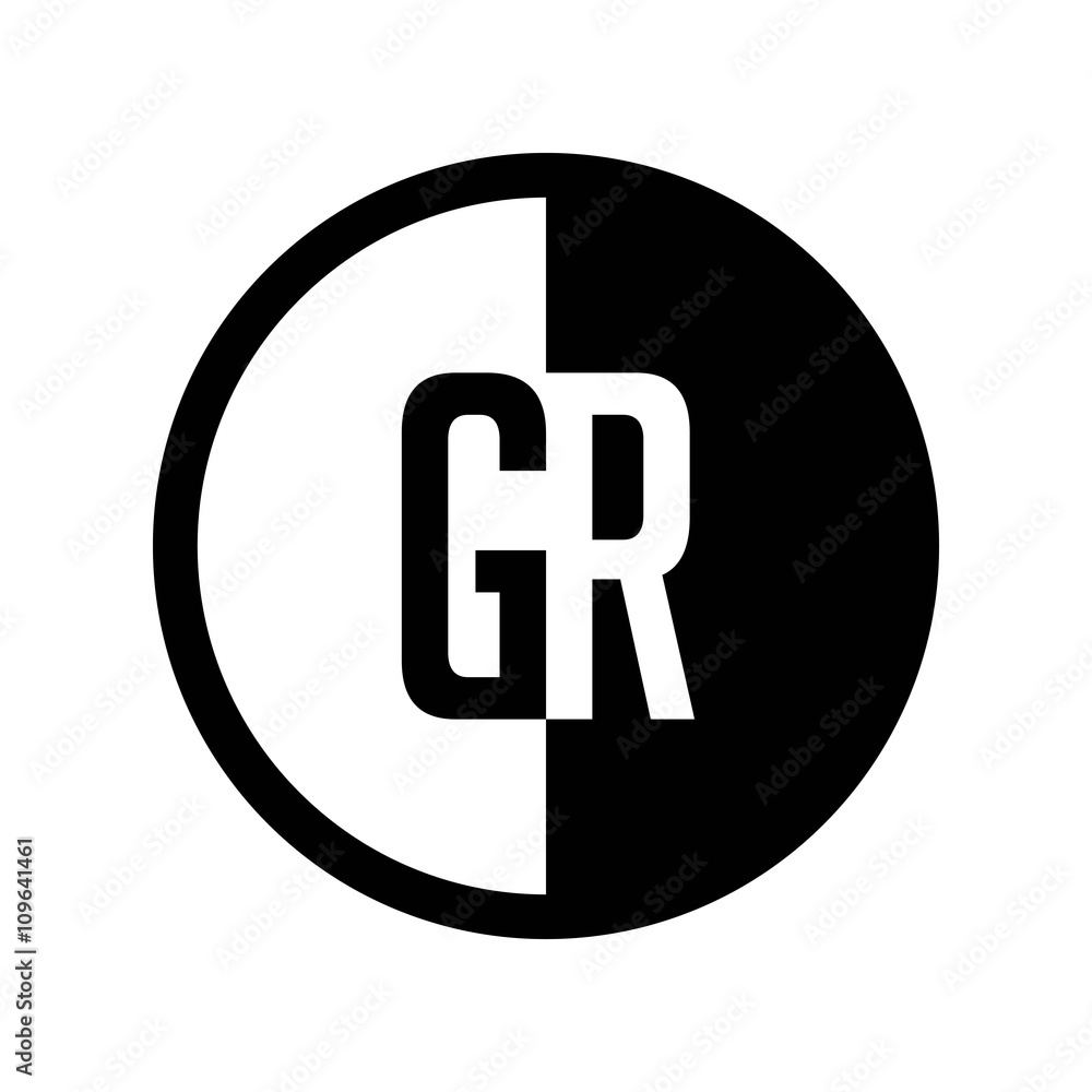 INITIAL CIRCLE HALF LOGO GR INITIAL CIRCLE HALF LOGO GR
