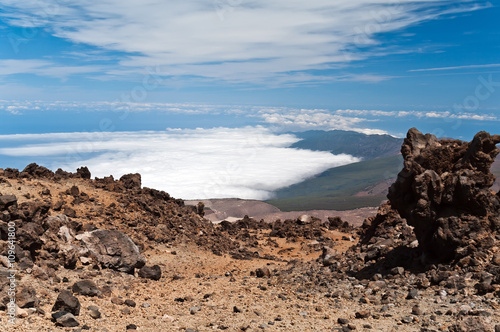 Tenerife. View from the volcano Teide.