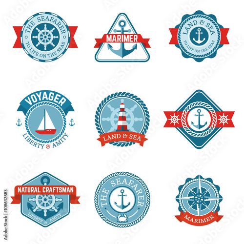 Nautical Label Set