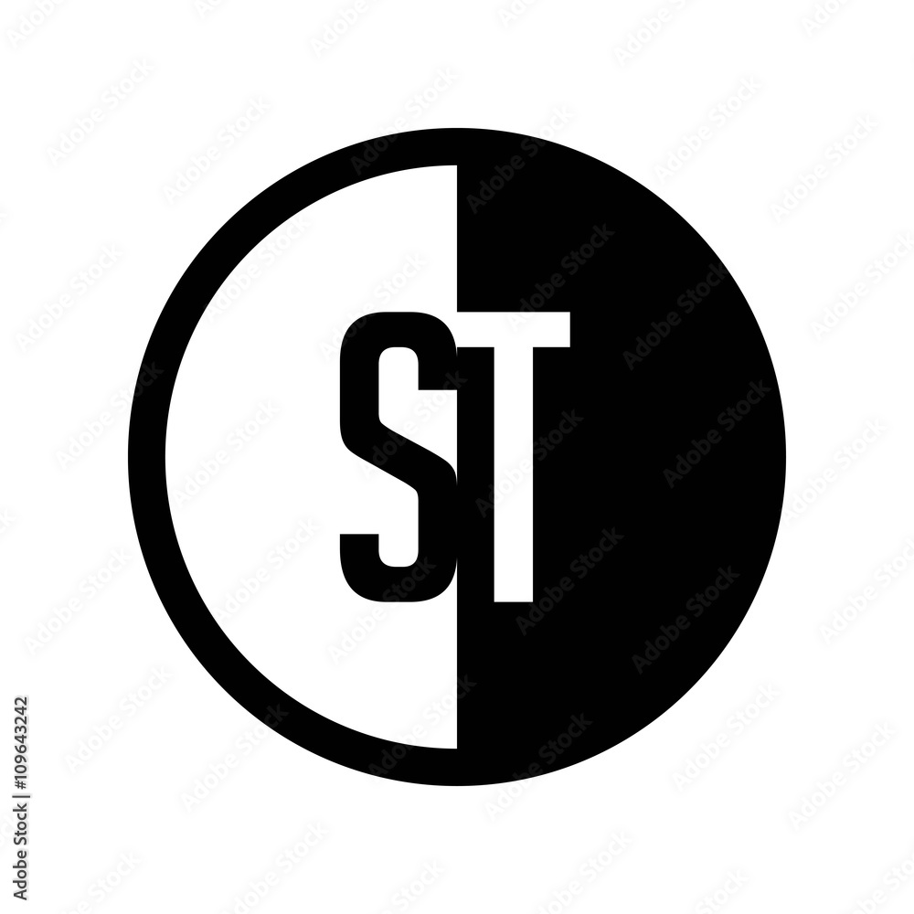 INITIAL CIRCLE HALF LOGO ST INITIAL CIRCLE HALF LOGO ST
