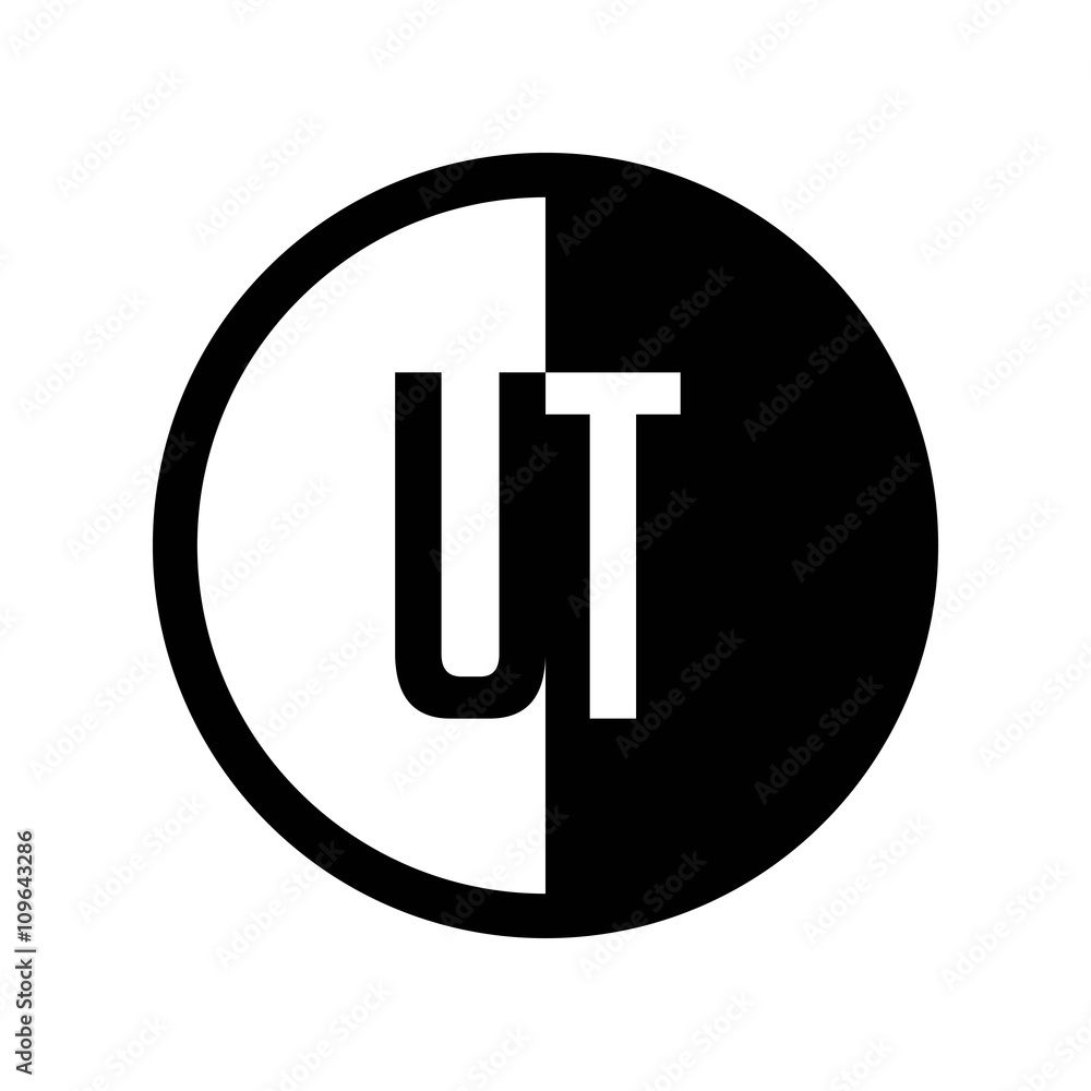 INITIAL CIRCLE HALF LOGO UT INITIAL CIRCLE HALF LOGO UT