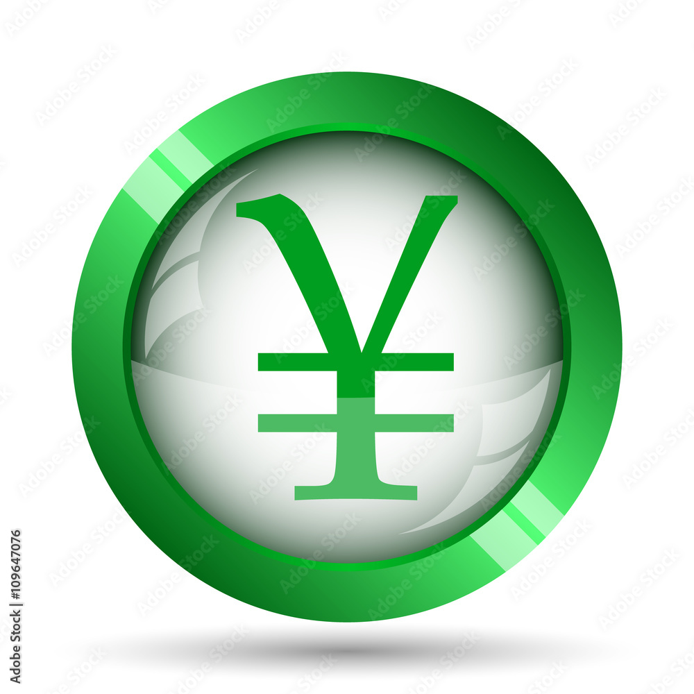 Obraz premium Yen icon